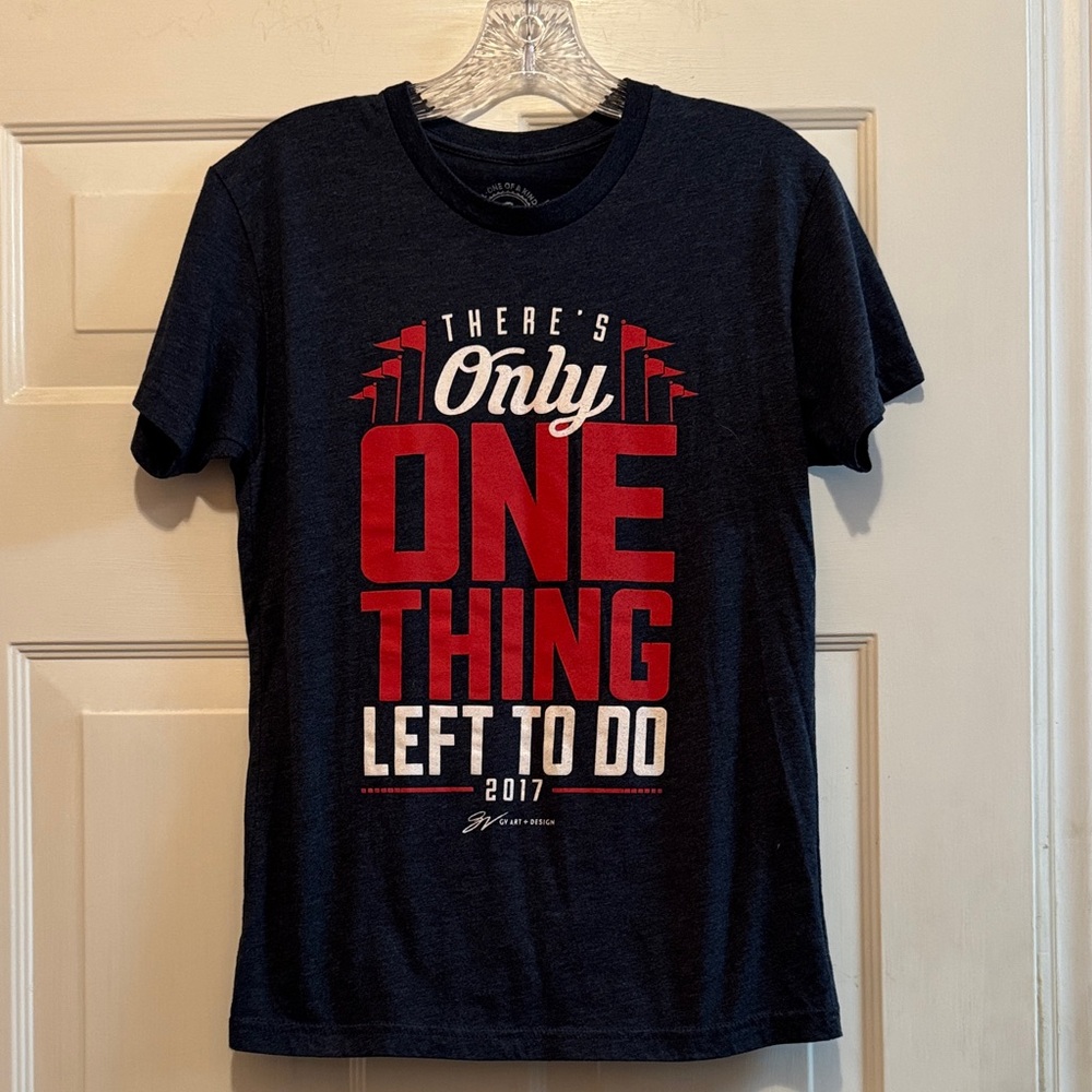 Cleveland Indians 2017 run for the World Series tshirt.